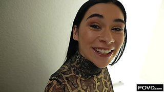 Walking Fuck Doll Rides Cock On Sex Swing