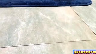 Shanaxnow Begging For Pee Fetish Toilet Fucking In Bathroom - Brunette Teen With Glasses Moaning