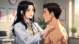 Anime porn, perv doctor, doctor fucks patient