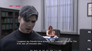 Awam Sophia in Another Life - Stepson Jack's Threesome in the Time Machine and Fucking His Hot Professor in Her Office
