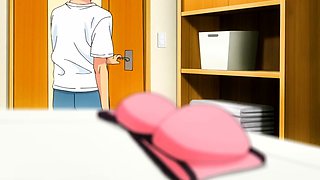 Naked anime beauty mounts BF in bath for deep messy grind