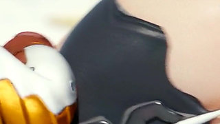 Mercy Overwatch Hot Big Ass Buttjob Tease Hard Anal &cowgirl Riding Moans - 3D Animation