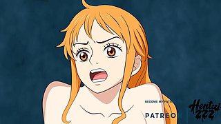 Anime one piece, nami, robin one piece