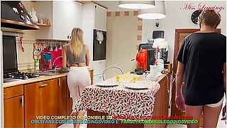 Virgin Boy - Preview: Aunts White Leggings Make Young Mans Cock Hard