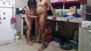 What a Delicious My Stepmother Gives Me in the Kitchen