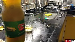 Amateur Brazilian Aniaty Barboza Gives Amazing Blowjob and Big Ass Doggy Style