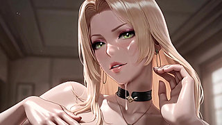 Blonde Bombshell with Perfect Big Tits Rides Hard