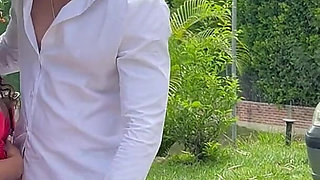 Beautiful Ebony MILF with Big Ass Rides a Huge Dick While Her Husband Is Not Around