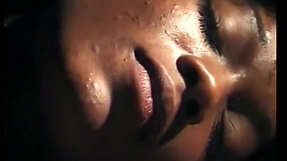 Horny stud gets his pole sucked by an eager black slut