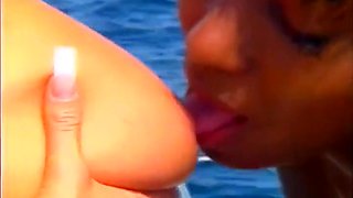 Chelly Supreme In Black And White Lesbian Pussy Licking In 69 Position