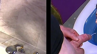 Ggg - Sexy Brunette with Big Tits Gets Pissed on in Pool by Ggg Studs