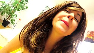 Close up BJ cumshot