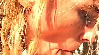Facial at the Nude Beach