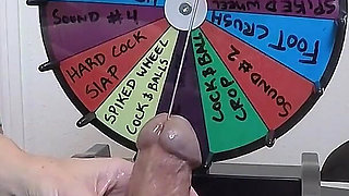 She Inserts a 30cm Probe All the Way Into His Meaty Cock. Playing BDSM Roulette.