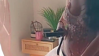 French Pegging - Bts: POV Hot Wife Sucks and Fucks Her Husband's Ass Deep with Strapon