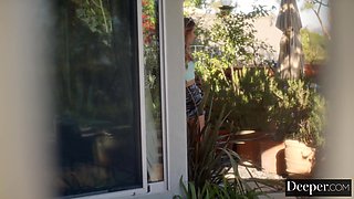 Blonde angel gets her tiny pussy destroyed by Anton Harden's huge black cock