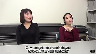 Japanese Wife Confesses: Big Dick or Threesome? Live CFNM Show