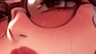 Waifu Mature Secretary POV - Office Phone Call Close-up Boob Teasing Undressing
