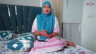 Muslim Pinki Bhabhi Hairy Pussy Shaved by Blinkit Delivery Boy and Having Hardcore Sex with Clear Hindi Audio.