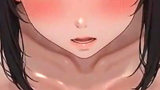 Cute Anime Girls Posing on Bed in Front of You, Ai Animation