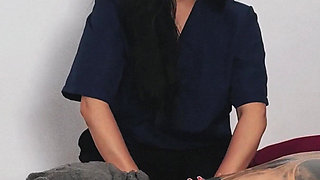 My Girlfriend's Mom Is a Masseuse, She Goes Too Far and We End up Fucking