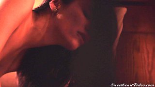 Horny bimbos lesbian X-rated scene