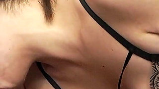 Sloppy Blowjob on Big Dick Turned Into Hard Face Fuck. Big Cumshot