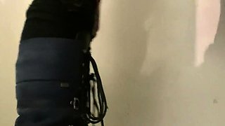 Milf try’s new BBC Dildo in public change room