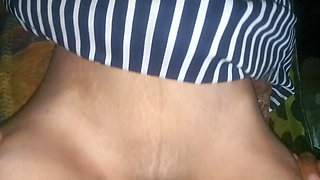 First time I fucked stepsister pussy until came pussy milk