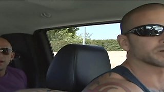 Tattooed Barbie Bajas Big Tits Bounce in Doggy Pounding