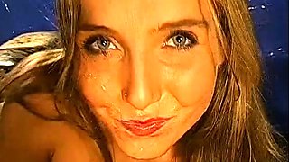 Gorgeous brunette babe fucked hardcore in the bathroom