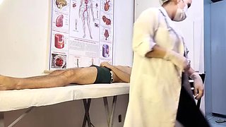 Nurse Exam Turns Naughty When Patient Gets Hard - Jennifer Pimenta Uncensored Medical Fetish