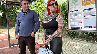 Dragged Away by a Stranger at the Bus Stop and Fucked Hard!