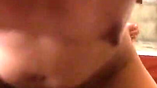 Super horny pinay drips cum on big balls