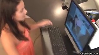 Bailey Bam And Maid Teen In Teen 18+ Maid Jacks Off Her Boss