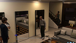 Being a Wife (v1.220p) - P11b - the Cheating Wife Is About to Start Round 2 When Her Husband Suddenly Returns in That Night