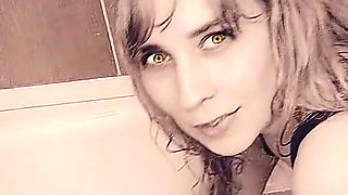 Halloween 2024 She Masturbates in the Bathroom in Wet Clothes