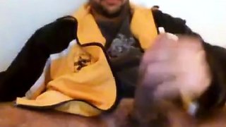 Str8 Danish Guy Cums on Paper Towel with Monstercock