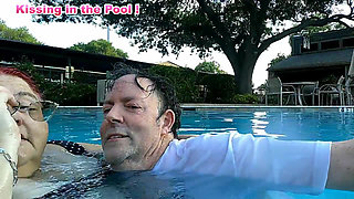 Nurse Vicki and Handsome Harry Are Having Fun Kissing in the Pool!