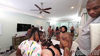 Subgirl0831 Savanna Star Lesbian Orgy POV