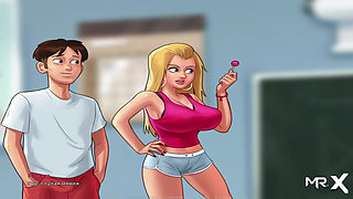 SummertimeSaga - Teacher Gives Her Tits To Touch E1 # 44