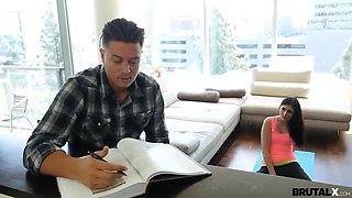 Brutal X - Yoga-loving teeny fucked rough