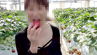 Mayu No.45 Strawberry Hunting Exposure, Immediate Oral, Swallowing Specialized