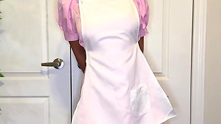 Hot Black Maid Does Some Webcam Black and Ebony