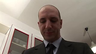 Stepdad Cares For Stepdaughter With Bad Intentions - Teen Blowjob & Cum On Tits