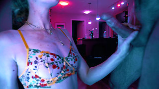 Blonde Model Gets Oiled up and Railed