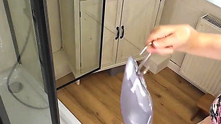 Enema Vid in Full Length Does It Turn You on to Watch the Bag Empty?