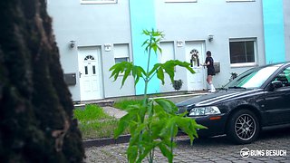 Bums Besuch - Josy Black Enjoys Interracial Fuck With Amateur 1 - Josy Black