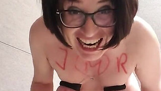 Orgasm in the Bath with Electric Toys