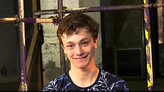 Bound Twink Zapped By Electro Plug